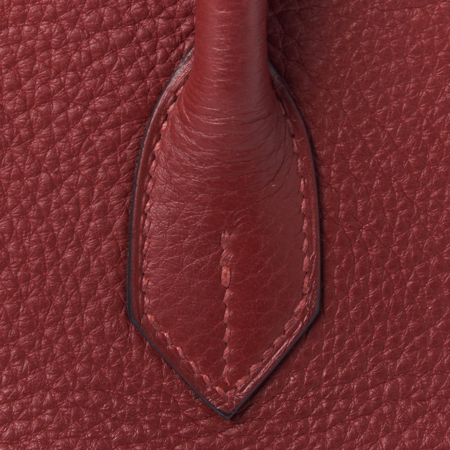 Taurillon Clemence Birkin 35 Rouge H
