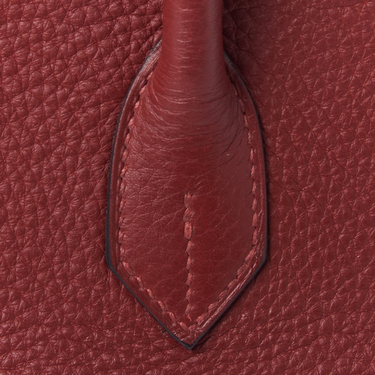 Hermes Taurillon Clemence Birkin 35 Rouge H 10 of 30