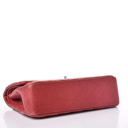 Chanel Caviar Quilted Jumbo Double Flap Red 5 of 14