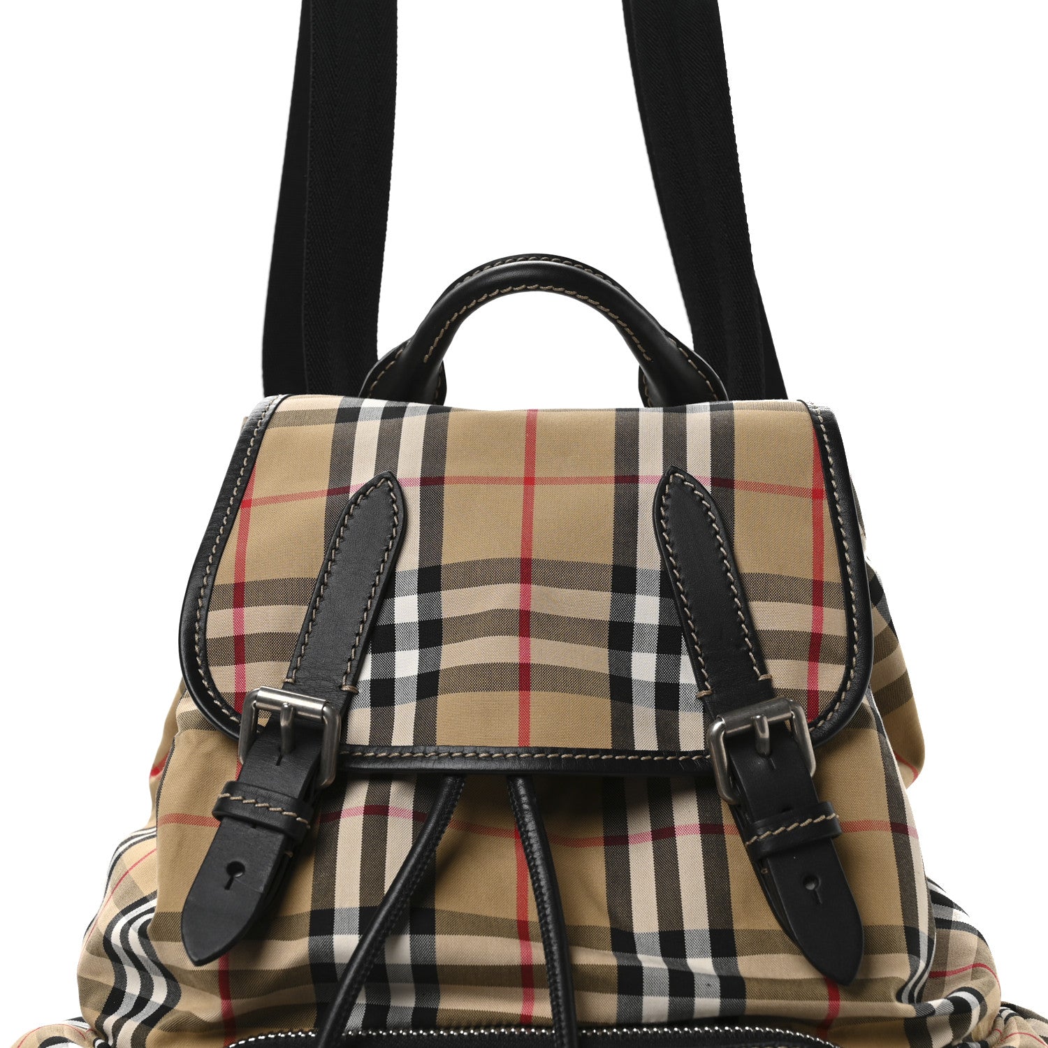 Burberry Nylon Vintage Check Medium Rucksack Backpack Antique Yellow 9 of 11