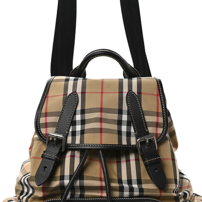 Burberry Nylon Vintage Check Medium Rucksack Backpack Antique Yellow 9 of 11
