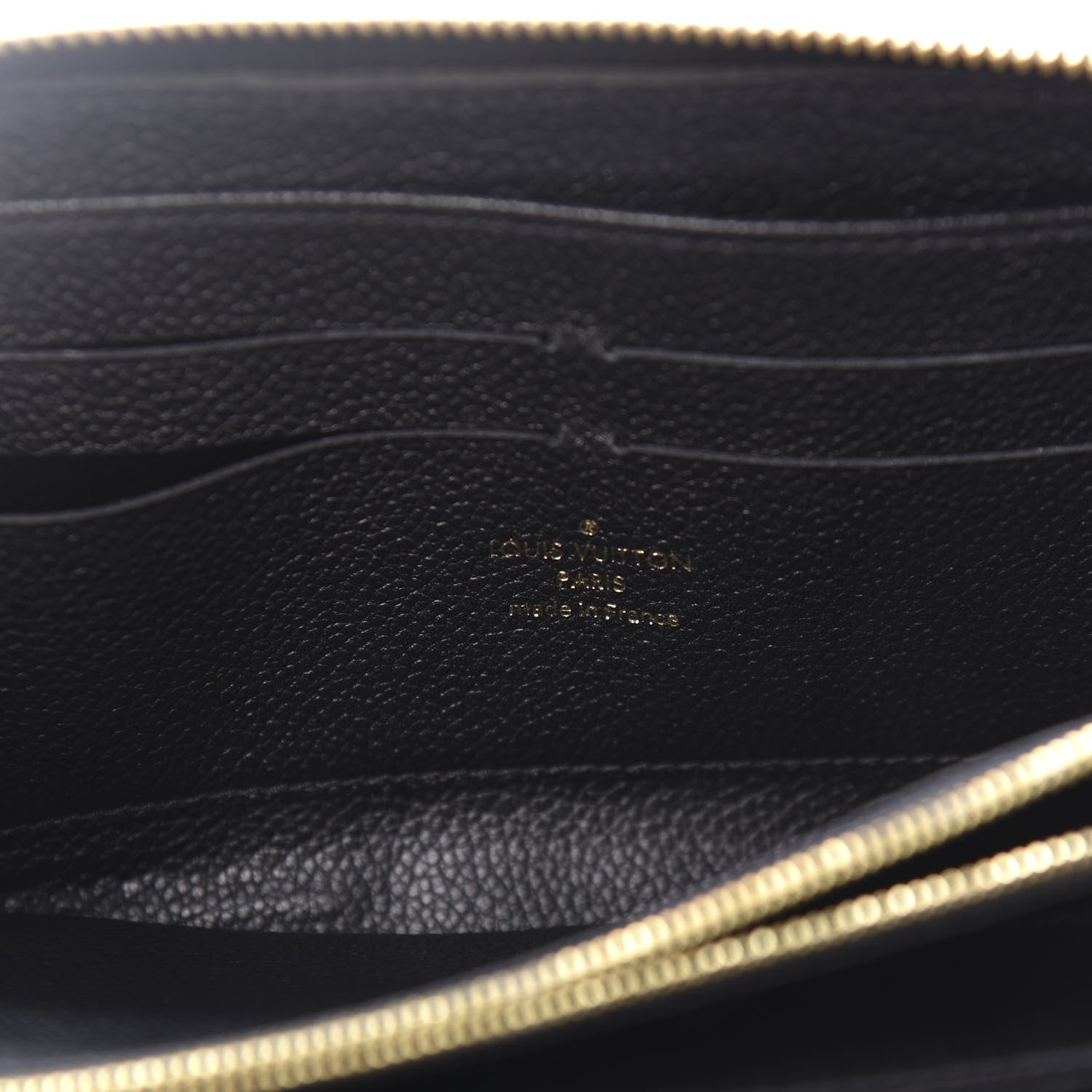 Louis Vuitton Empreinte Zippy Wallet Black 8 of 9