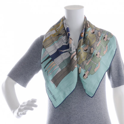Hermes Silk Les Sportives Scarf 90 4 of 7