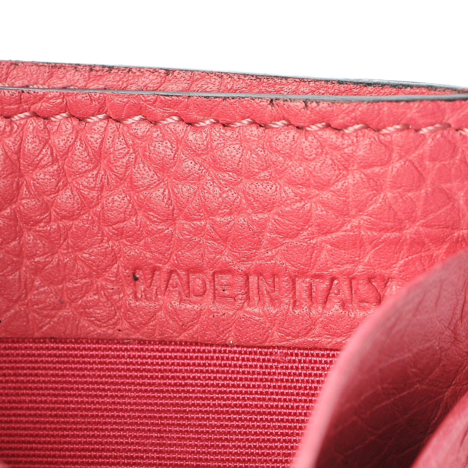 Valentino Garavani Pebbled Calfskin Rockstud Card Holder Shadow Pink 7 of 9