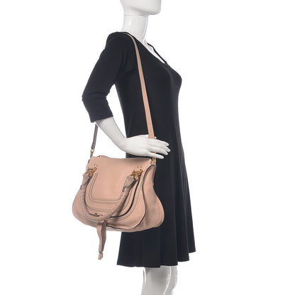 Chloe Calfskin Medium Marcie Satchel Blush Nude 3 of 10