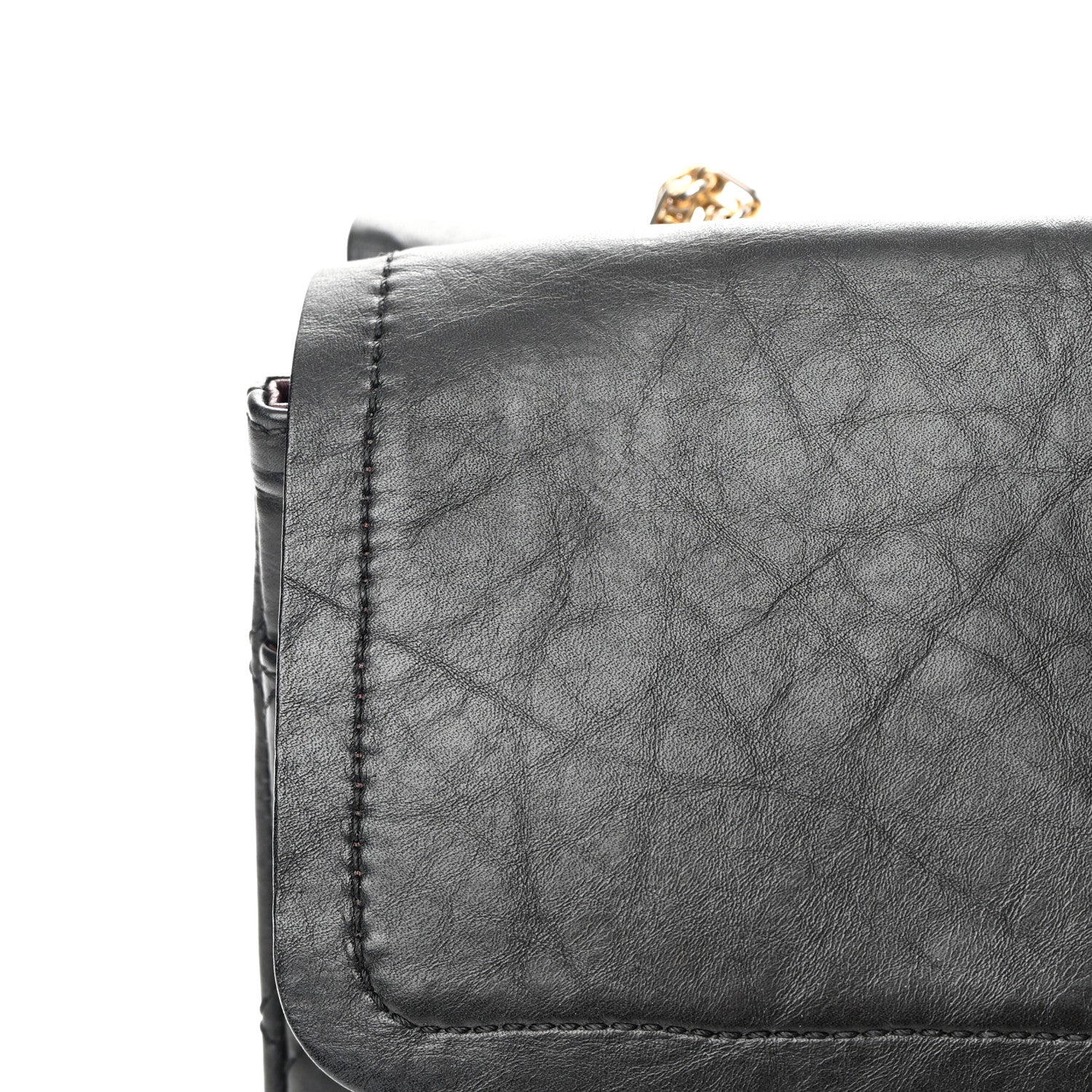 Chanel Aged Calfskin Quilted 2.55 Reissue 227 Flap Black 10 of 15