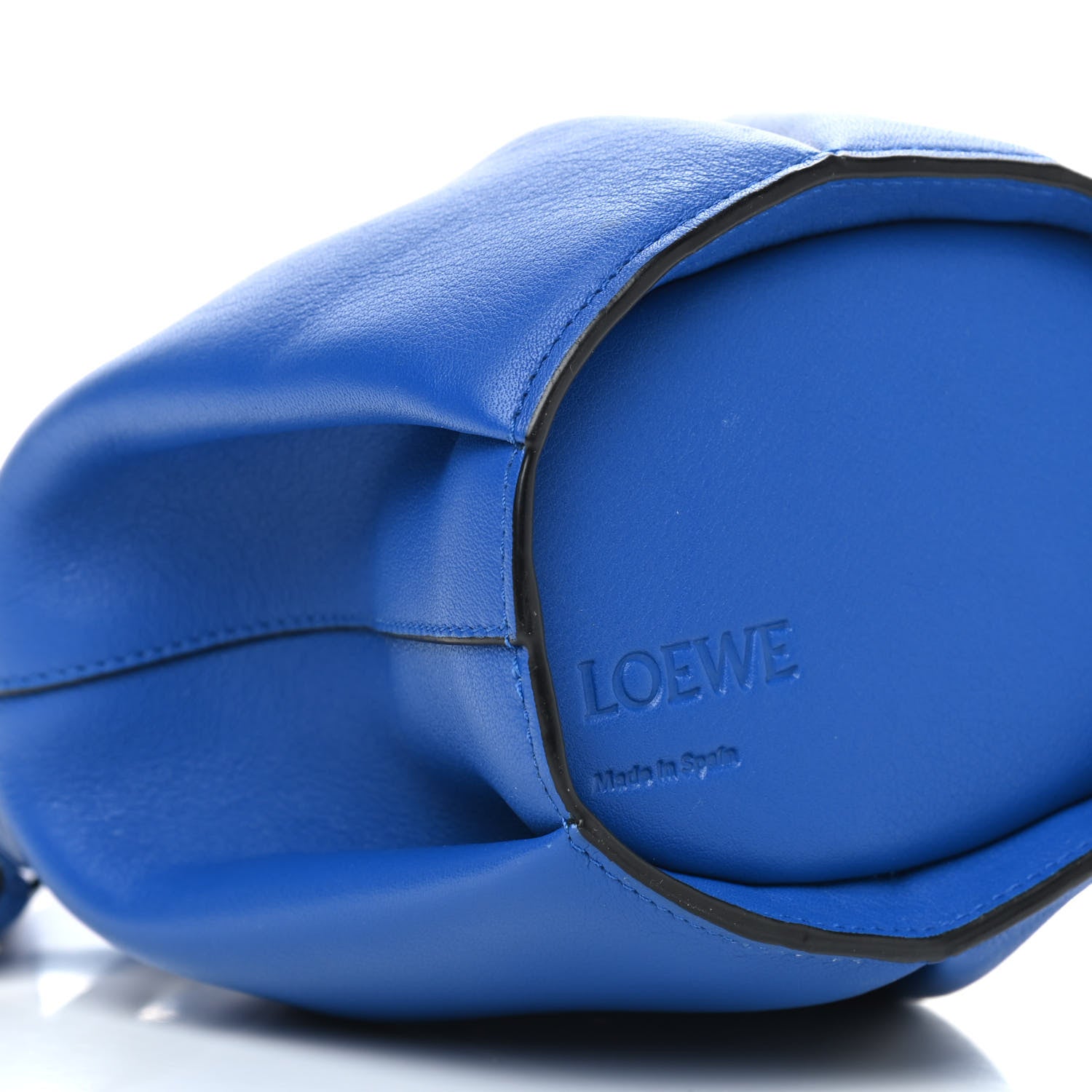 Loewe Calfskin Mini Elephant Crossbody Bag Electric Blue 7 of 8