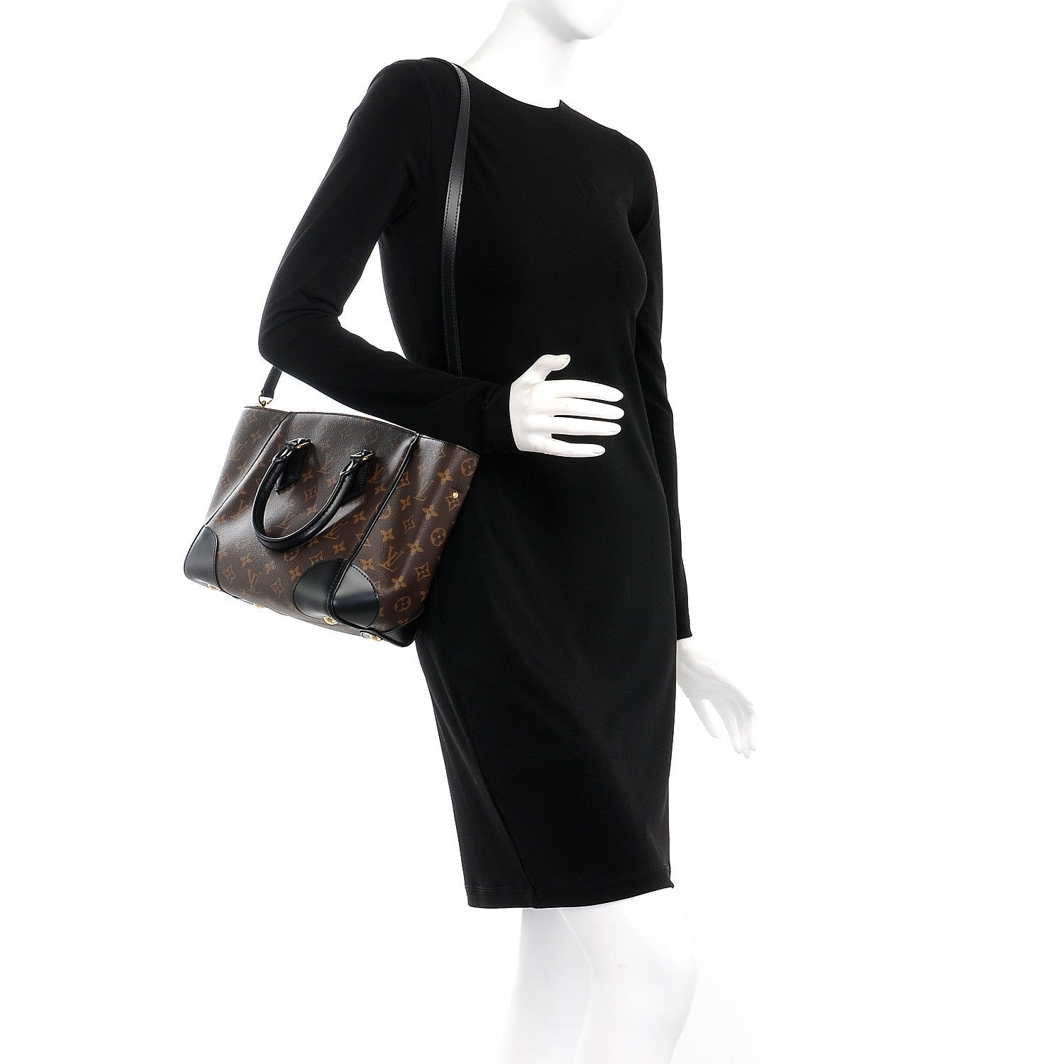 Louis Vuitton Monogram Phenix PM Black 2 of 9