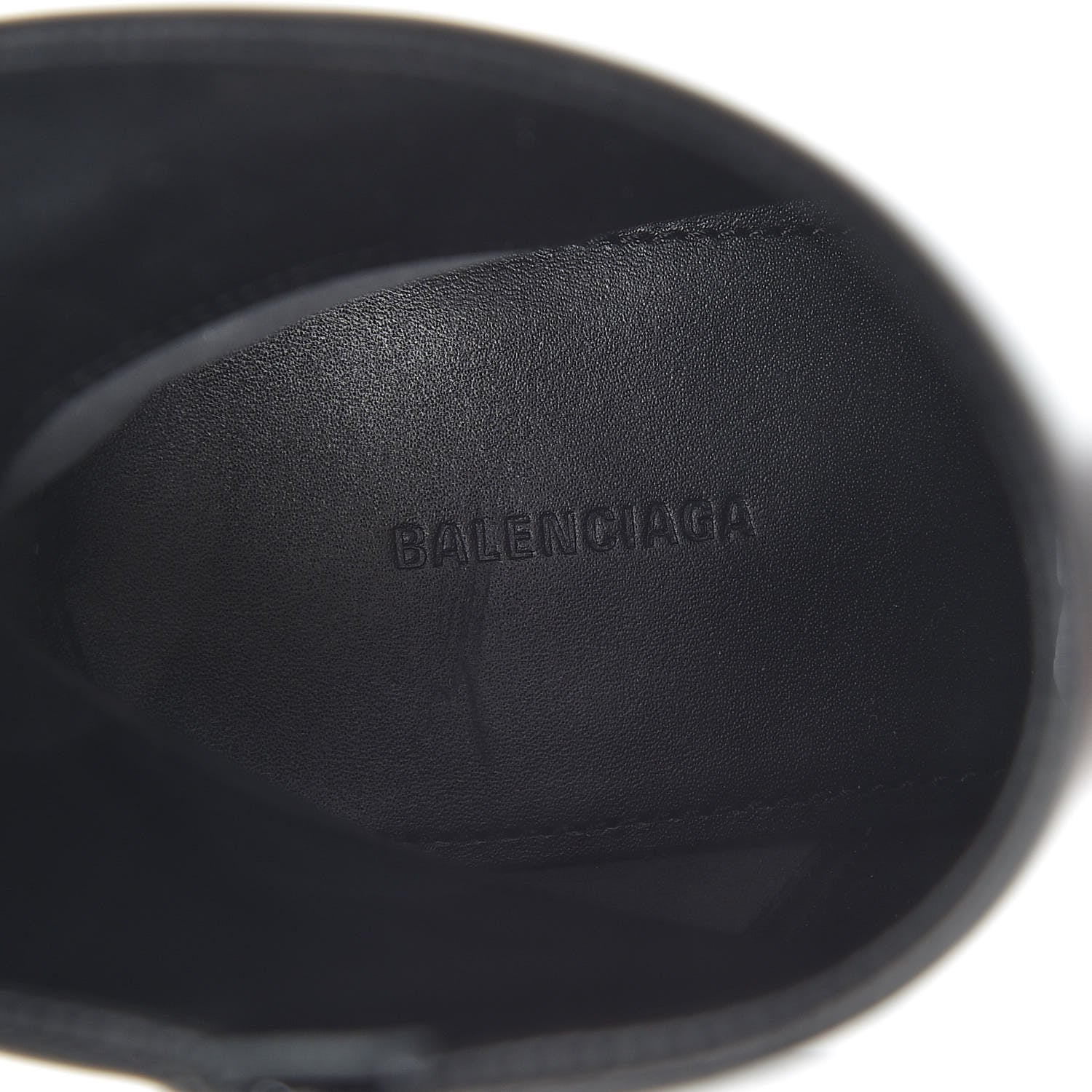 Balenciaga Calfskin BB Double Square 80mm Booties 38.5 Black 7 of 10