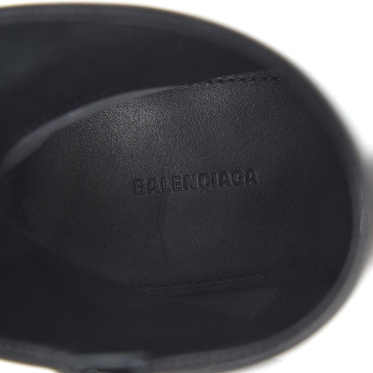 Balenciaga Calfskin BB Double Square 80mm Booties 38.5 Black 7 of 10