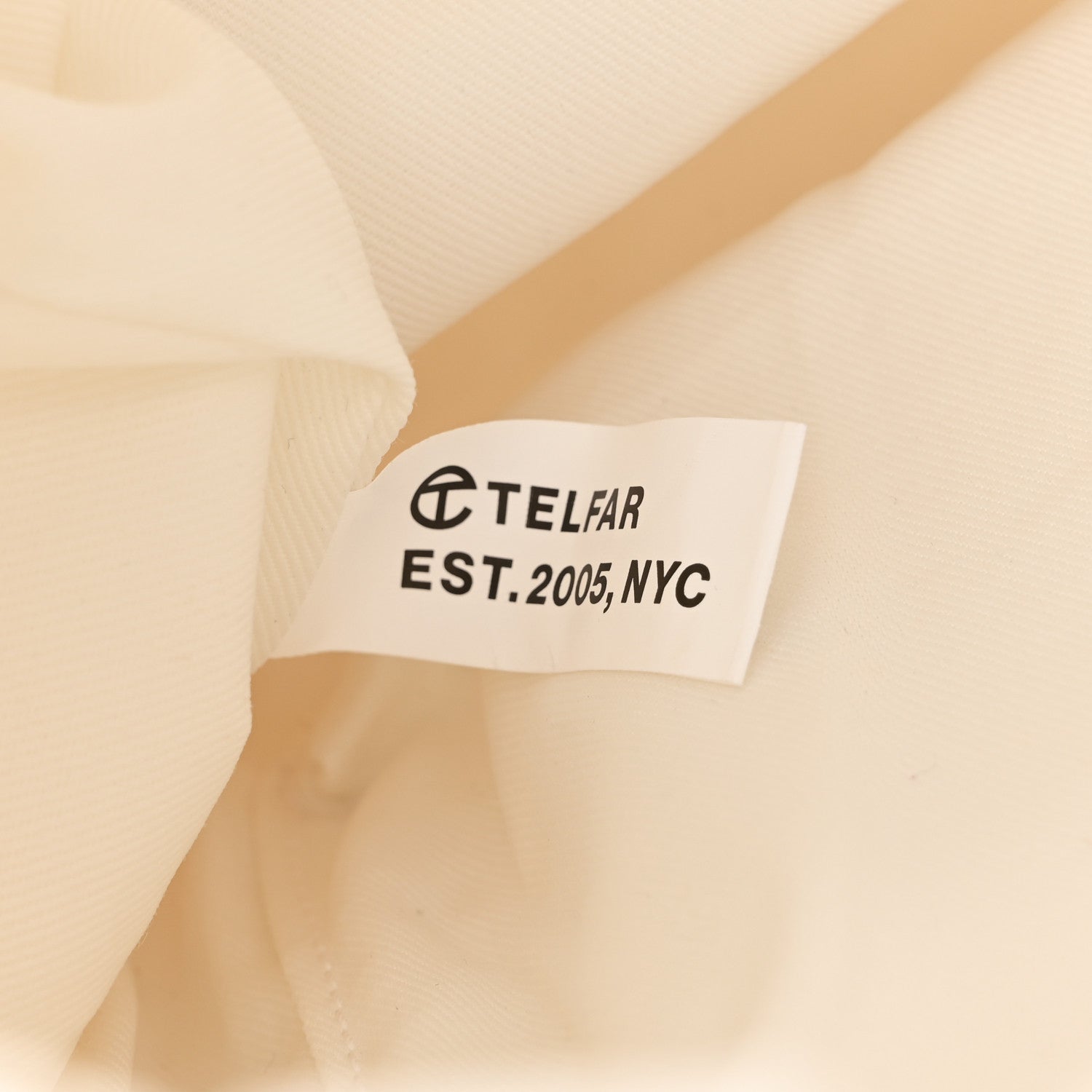 Telfar Vegan Leather Medium Shopping Bag White 8 of 15