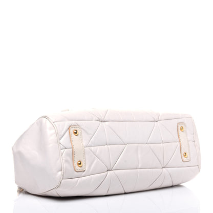 Marc Jacobs Calfskin Quilted Stam White 5 of 37