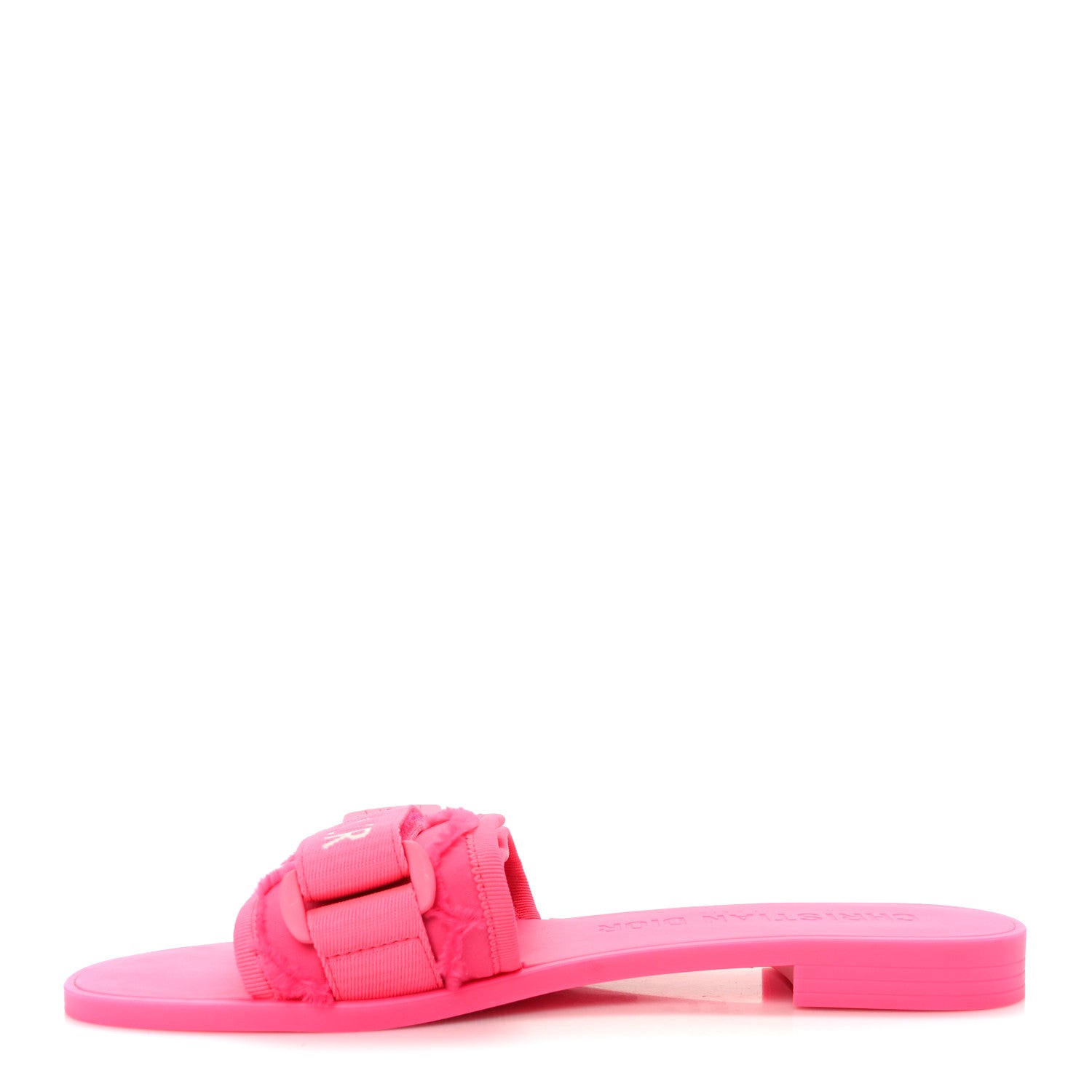 Christian Dior Technical Stretch Fabric Camouflage Dio(r)evolution Slide Sandals 37 Fuchsia Fluo 1 of 10