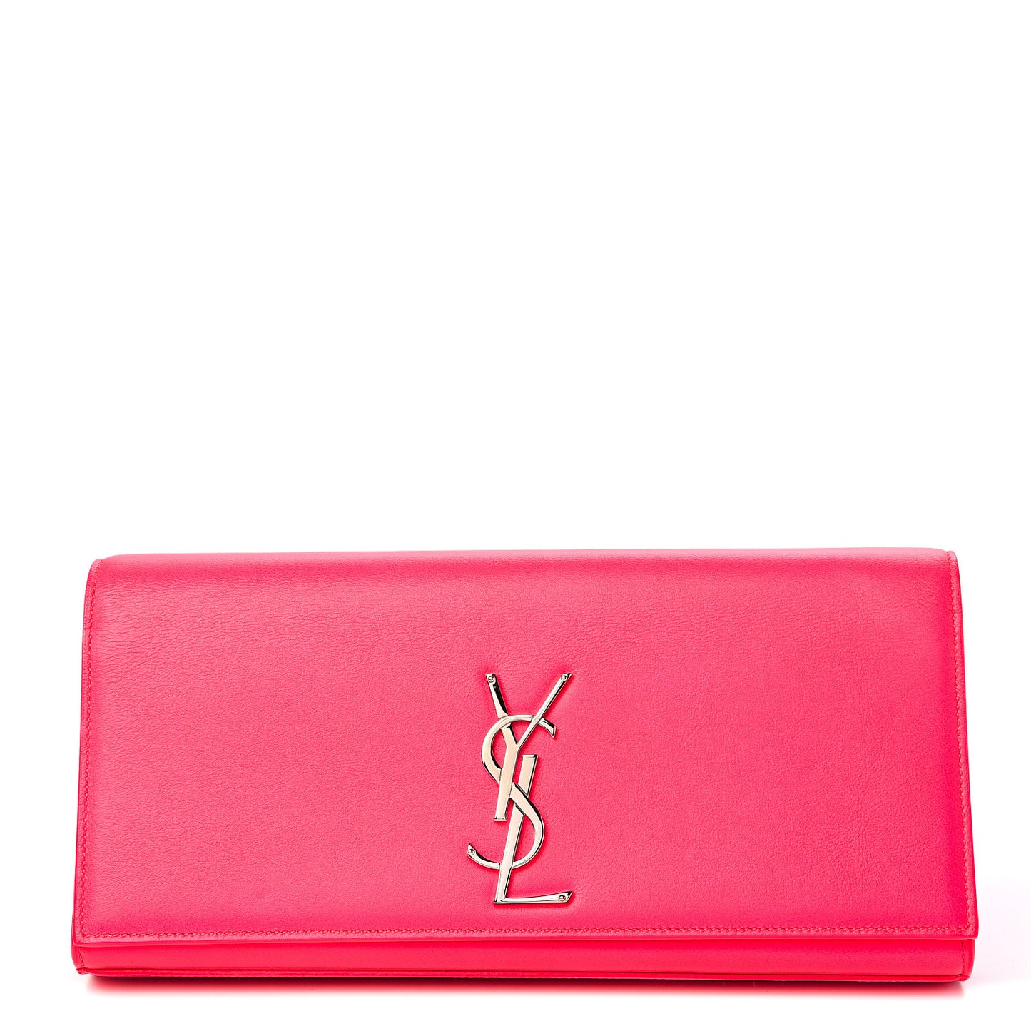 Calfskin Classic Monogram Cassandre Clutch Fuchsia
