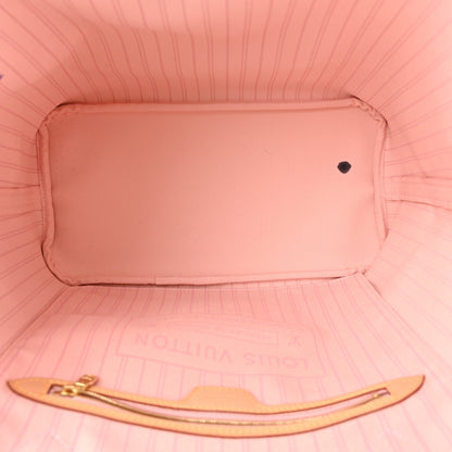 Louis Vuitton Damier Azur Neo Neverfull MM Rose Ballerine 6 of 11