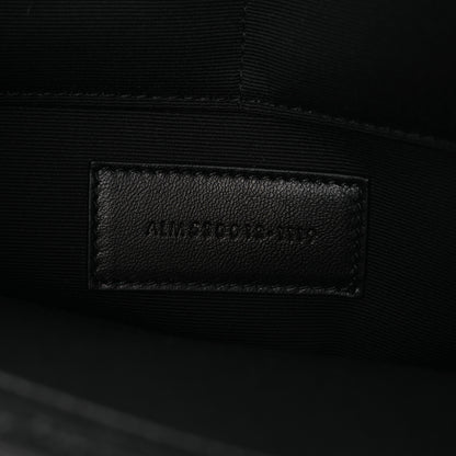 Saint Laurent Matte Grain De Poudre Zipped Document Holder Dark Kaki Face 6 of 9