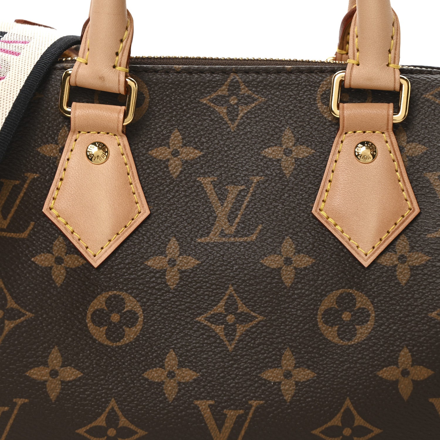 Louis Vuitton Monogram Speedy Bandouliere 20 Black 7 of 10