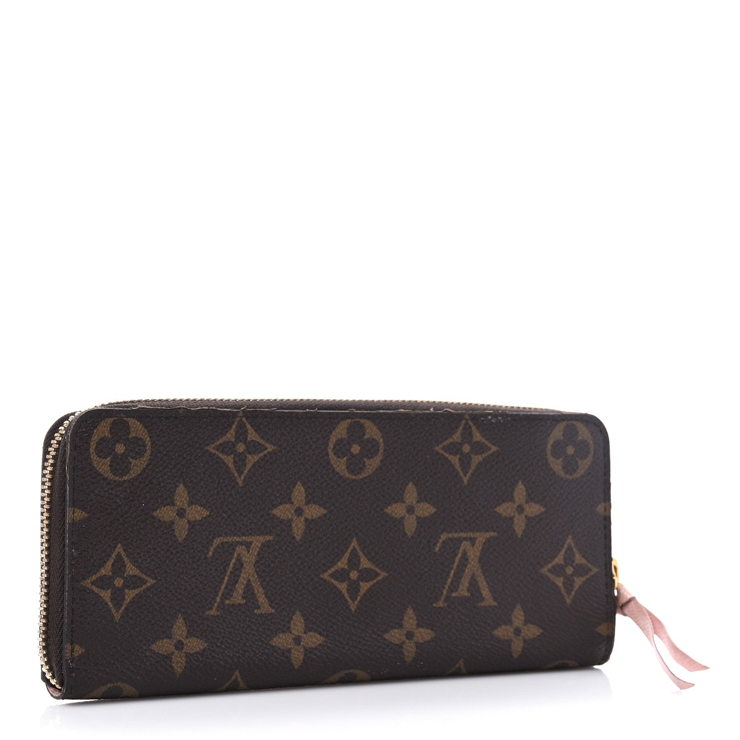 Louis Vuitton Monogram Clemence Wallet Rose Ballerine 3 of 14