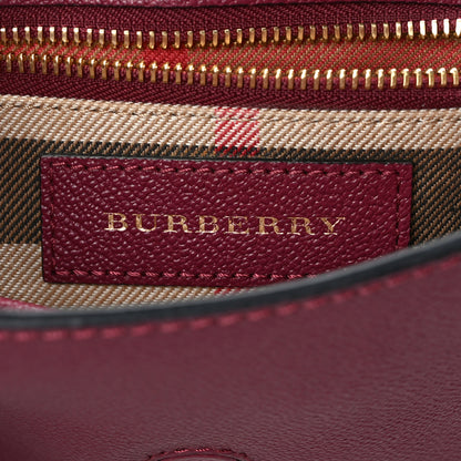 Burberry Soft Grain Calfskin Small Medley Crossbody Dark Plum 6 of 11
