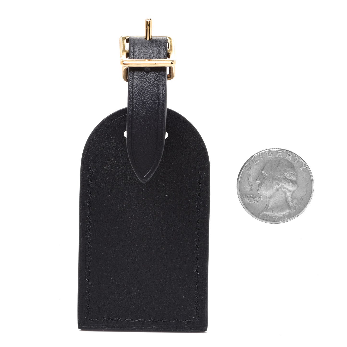 Calfskin Odeon Bag Charm Black