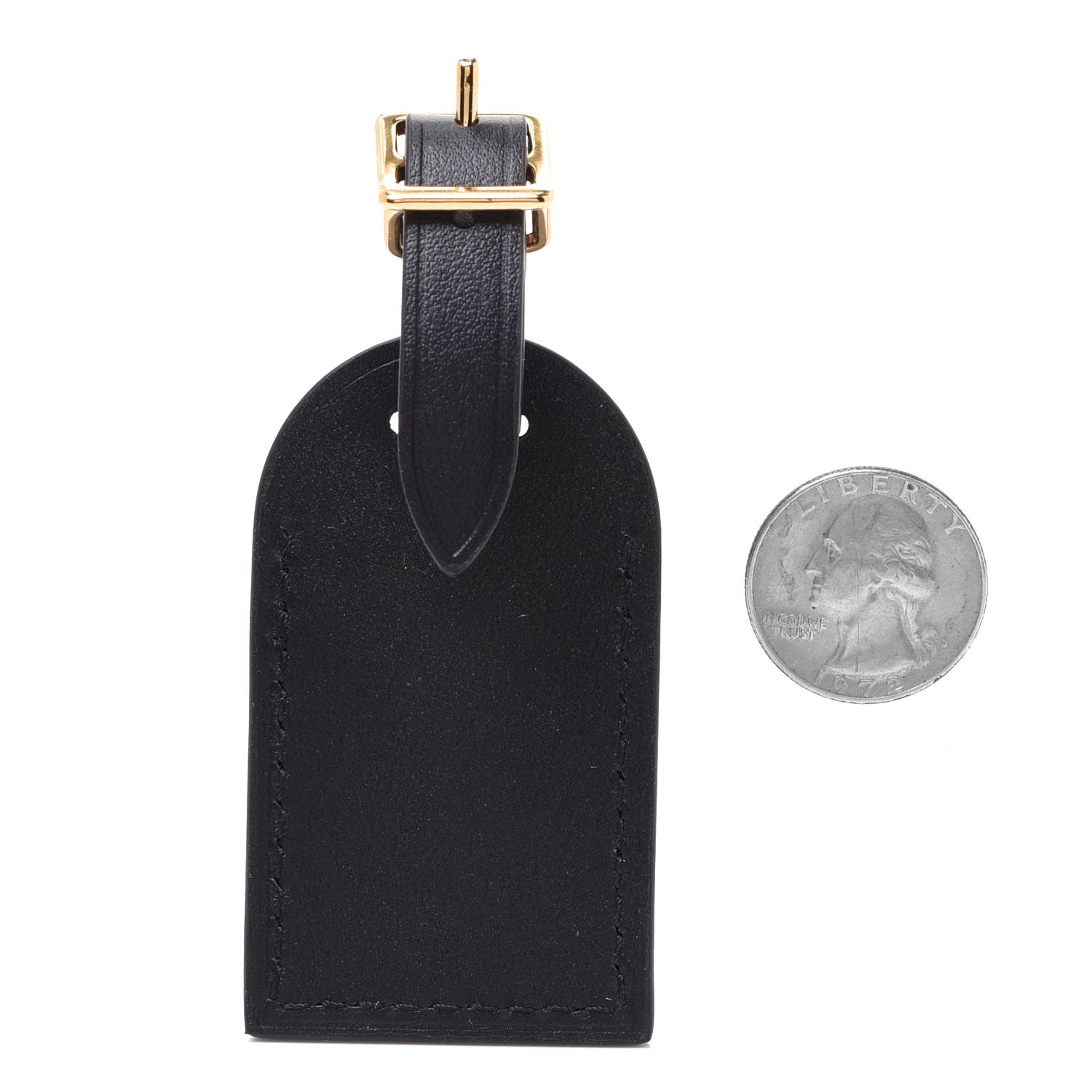 Louis Vuitton Calfskin Odeon Bag Charm Black 2 of 4