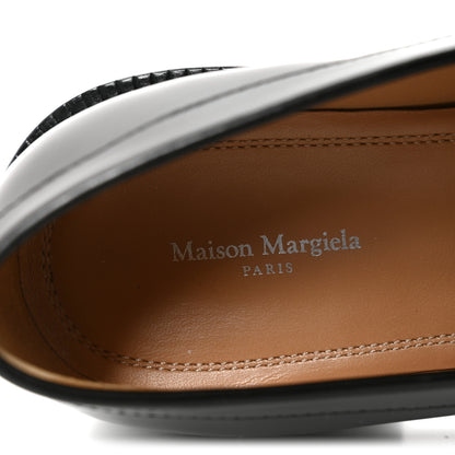 Maison Margiela Brushed Calfskin Tabi Mens Loafers 39 Black 7 of 8