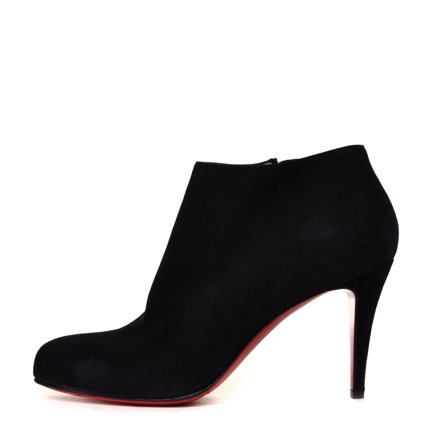 Christian Louboutin Veau Velours Belle 85 Booties 39.5 Black 1 of 12