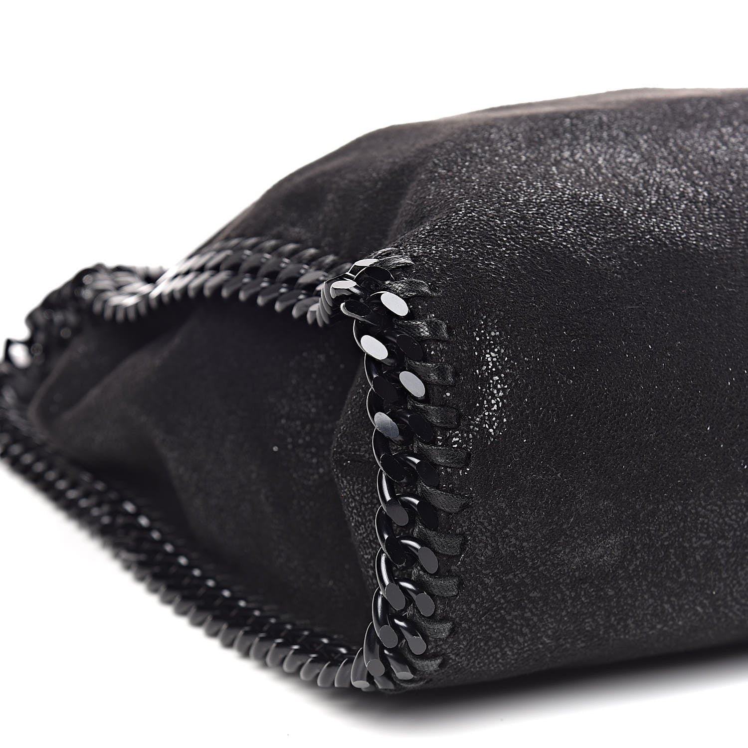 Stella McCartney Shaggy Deer Falabella Fold Over Tote Black 9 of 10
