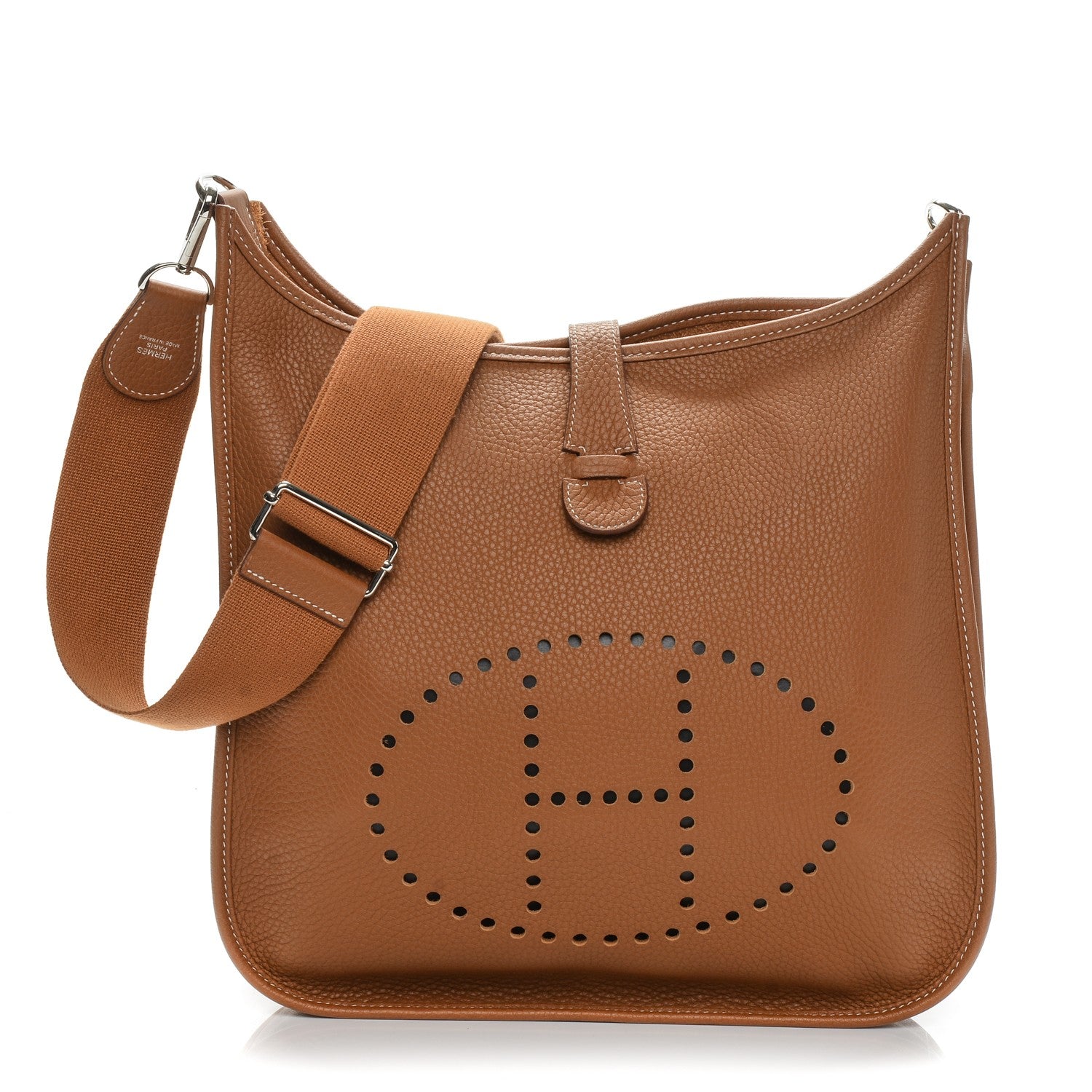 Hermes Taurillon Clemence Evelyne III GM Gold 1 of 7