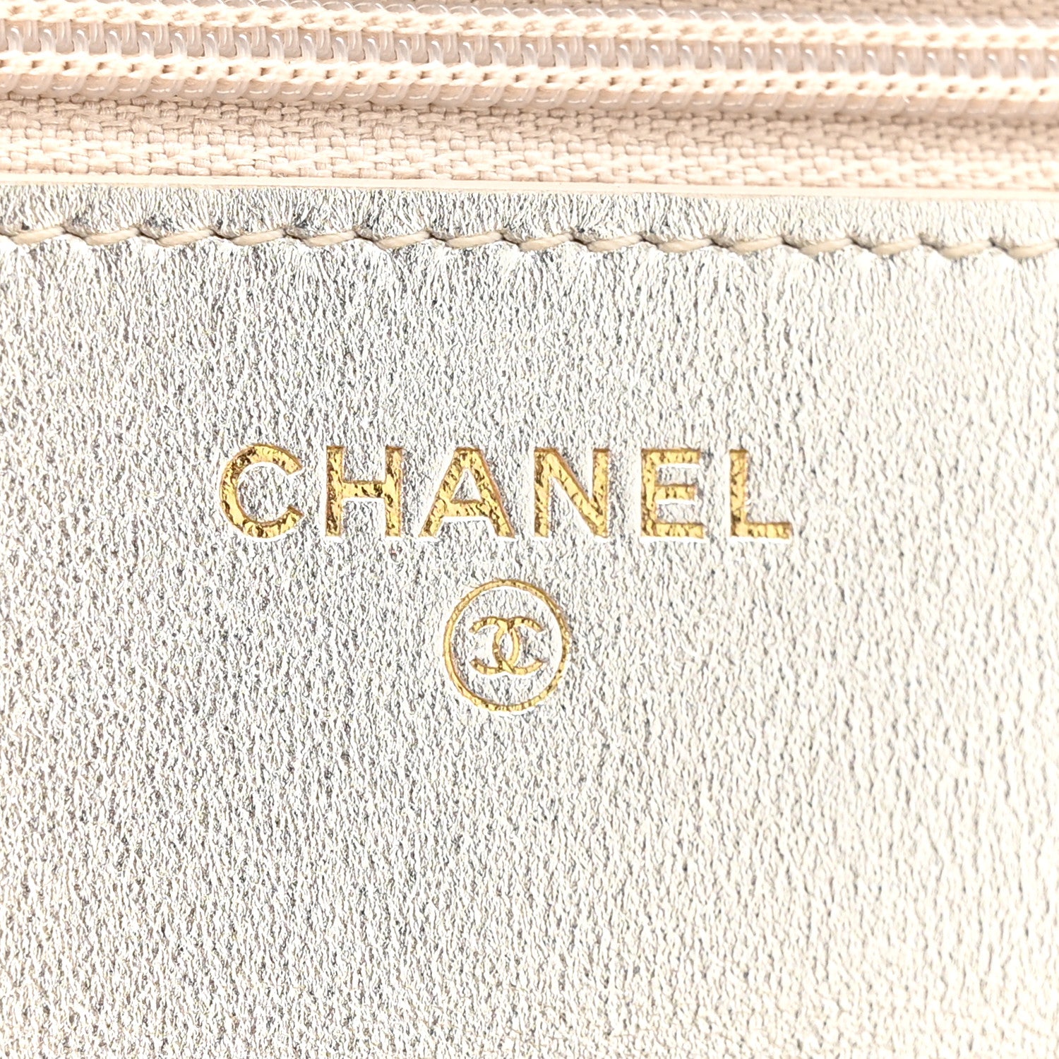 Chanel Gradient Metallic Lambskin Quilted Like A Wallet Wallet On Chain WOC Gold Pink 6 of 14
