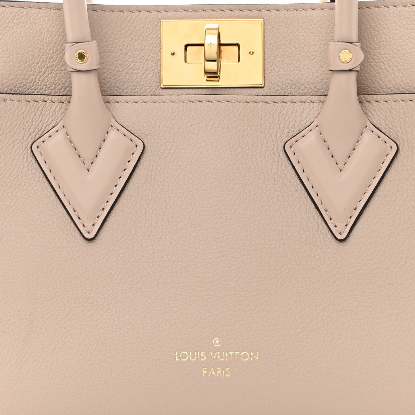 Calfskin Monogram On My Side PM Greige