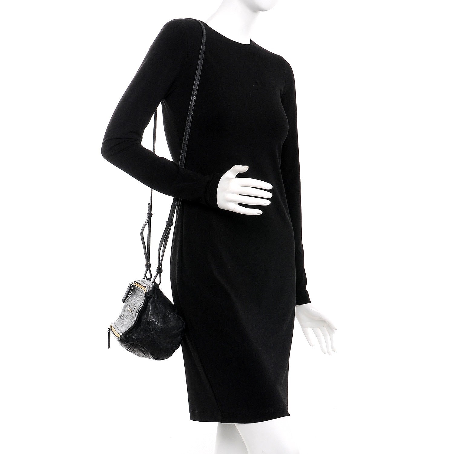 Givenchy Tumbled Sheepskin Mini Pandora Black 2 of 13