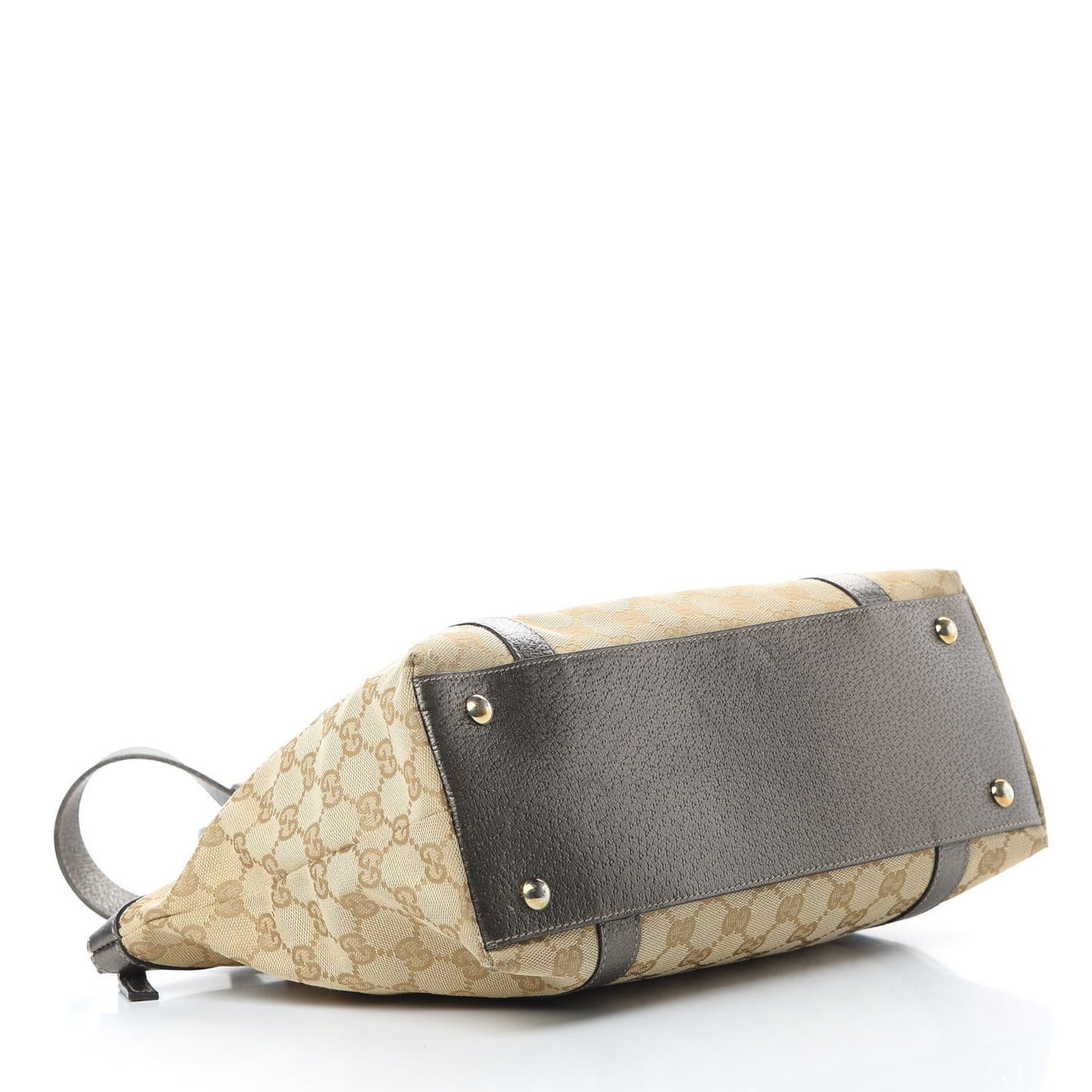 Monogram Medium Abbey Tote Dark Brown