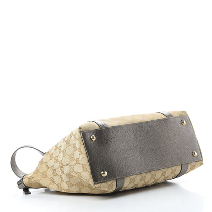 Gucci Monogram Medium Abbey Tote Dark Brown 4 of 17