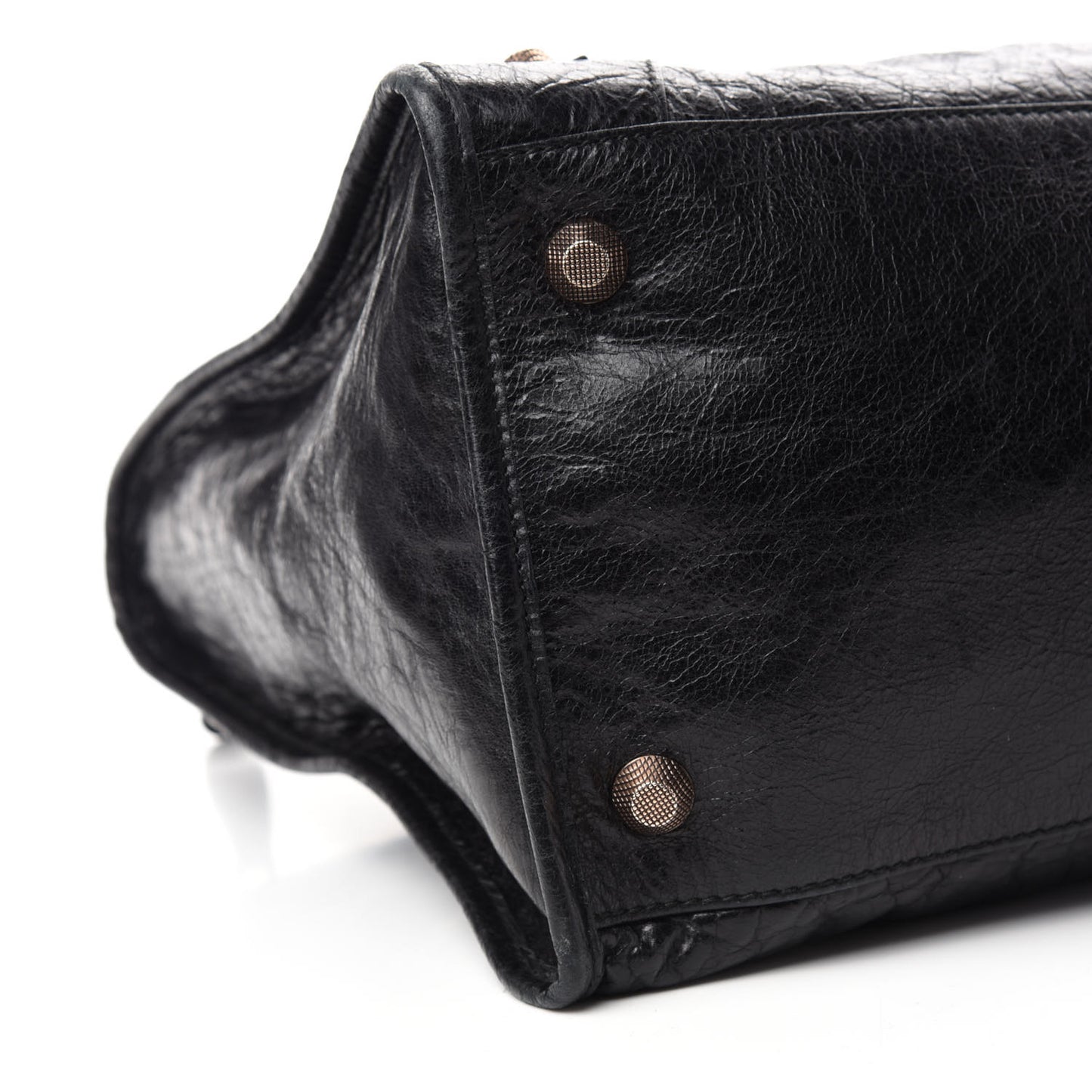Agneau Giant 12 Rose Gold Hardware Work Black