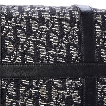 Christian Dior Denim Monogram Boston Navy 10 of 22