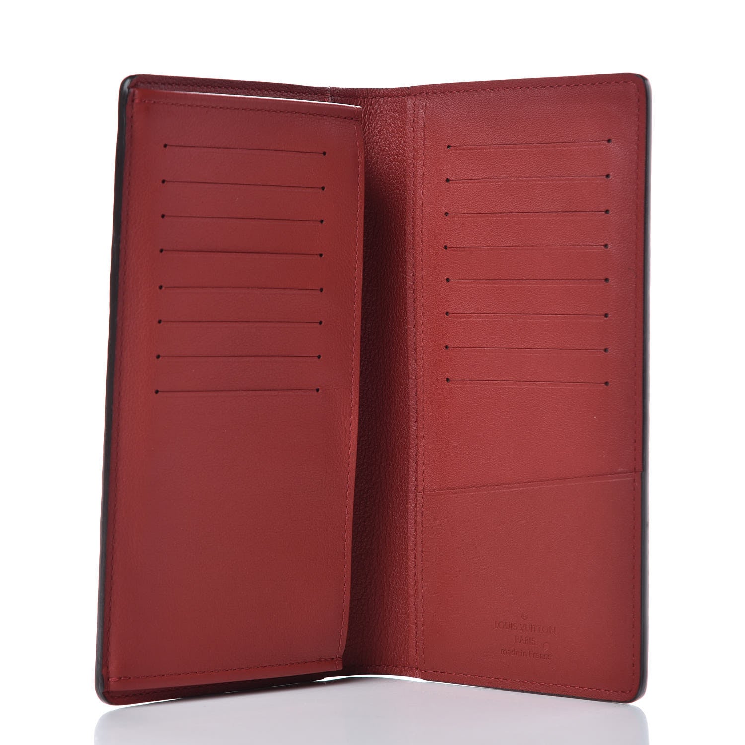 Louis Vuitton Taurillon Brazza Wallet Rouge 5 of 7