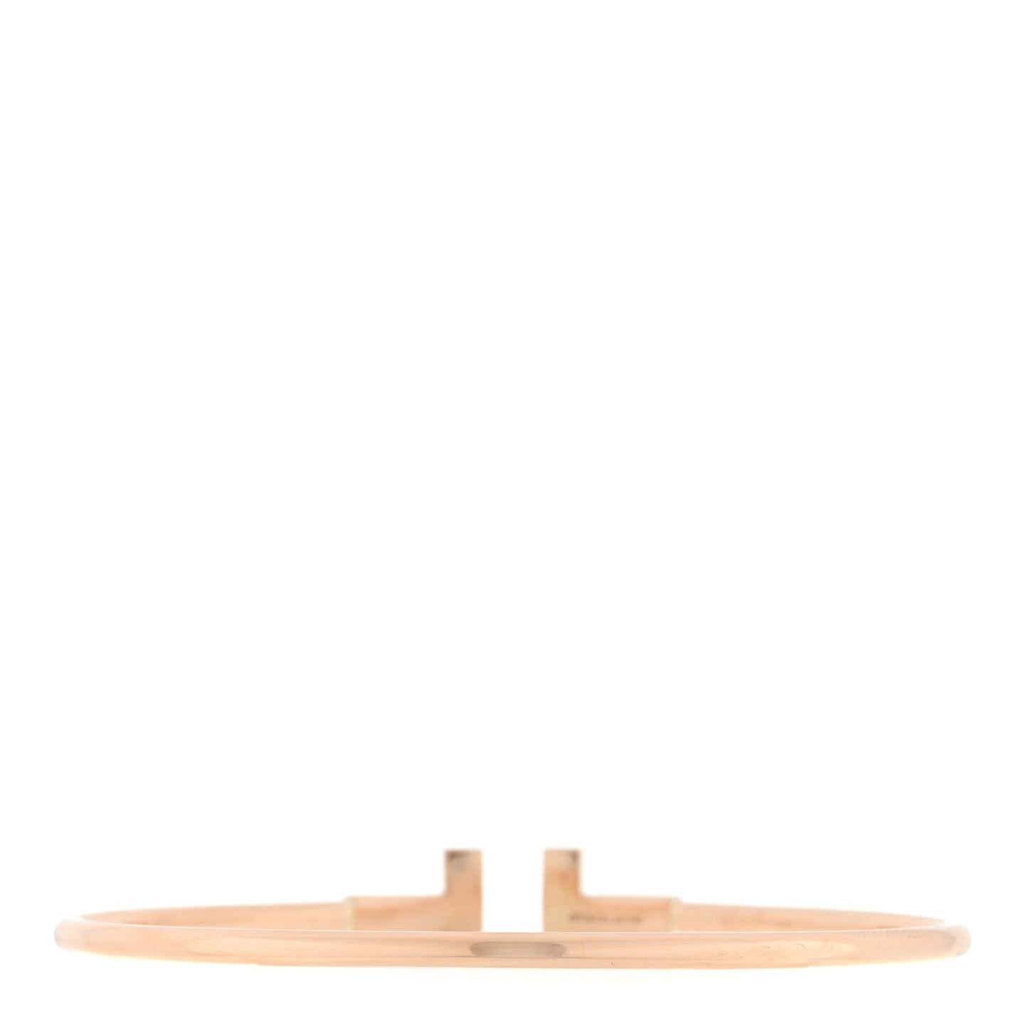 18K Rose Gold T Wire Bracelet