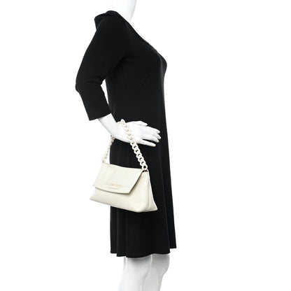 Tom Ford Calfskin Mini Label Shoulder Bag White 2 of 15