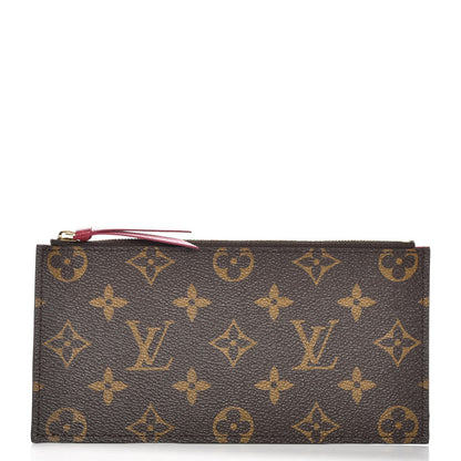 Louis Vuitton Monogram Felicie Chain Wallet Zippered Insert Fuchsia 1 of 6