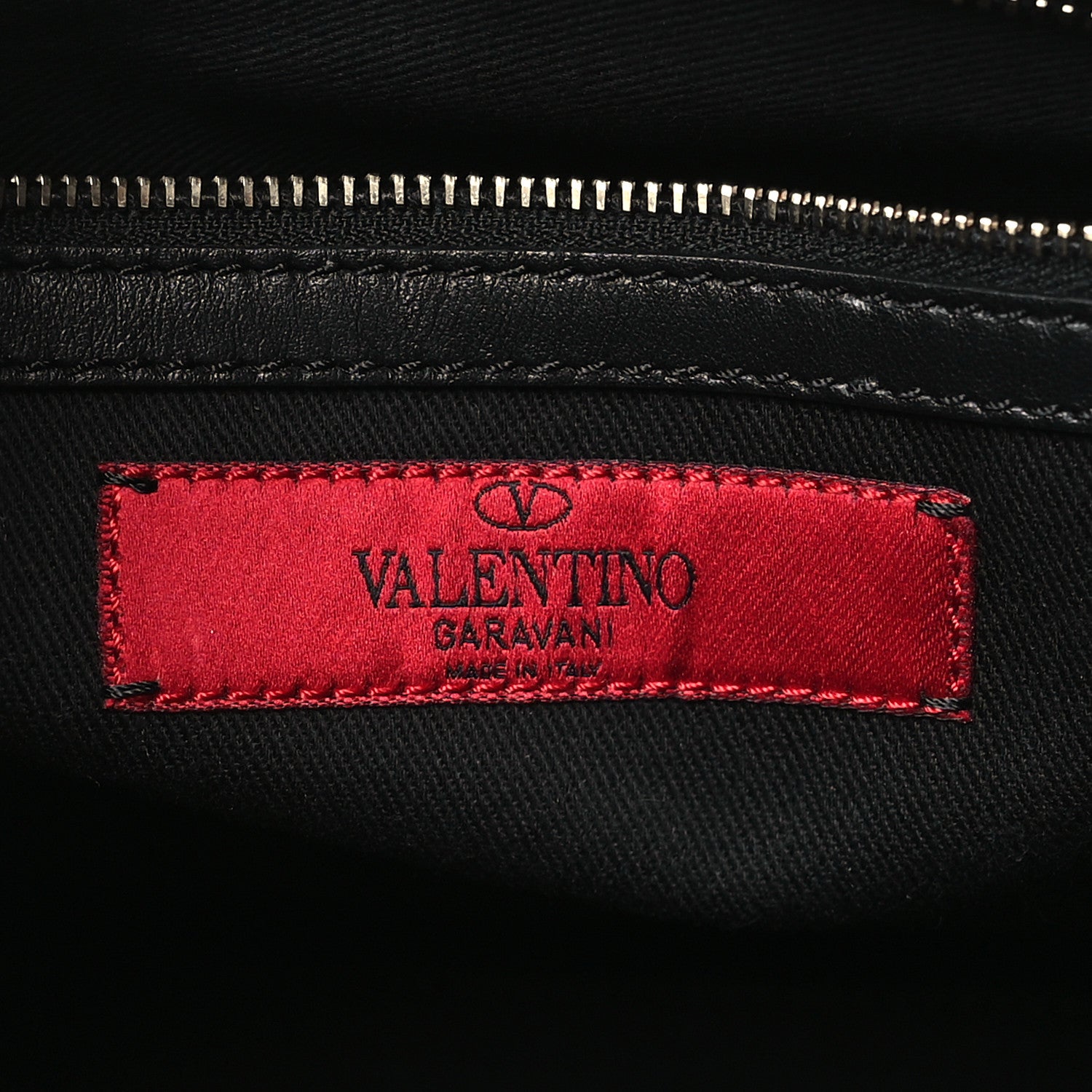 Valentino Garavani Calfskin Small Rockstud Tote Black 6 of 9