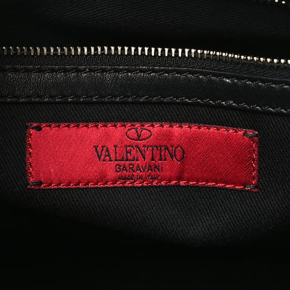 Valentino Garavani Calfskin Small Rockstud Tote Black 6 of 9