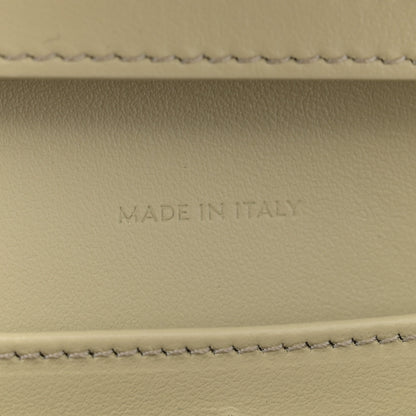 Celine Shiny Calfskin Triomphe Margo Wallet on Chain Almond Green 7 of 12