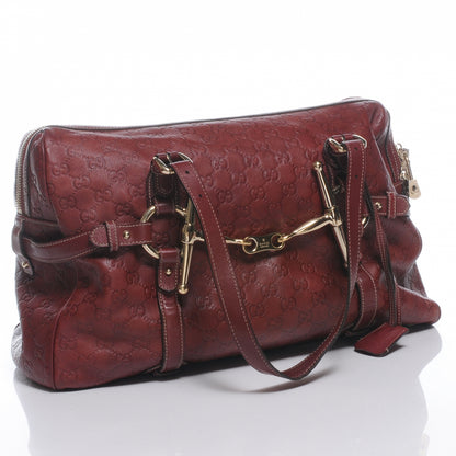 Gucci Guccissima 85th Anniversary Large Boston Rusty Red 3 of 7