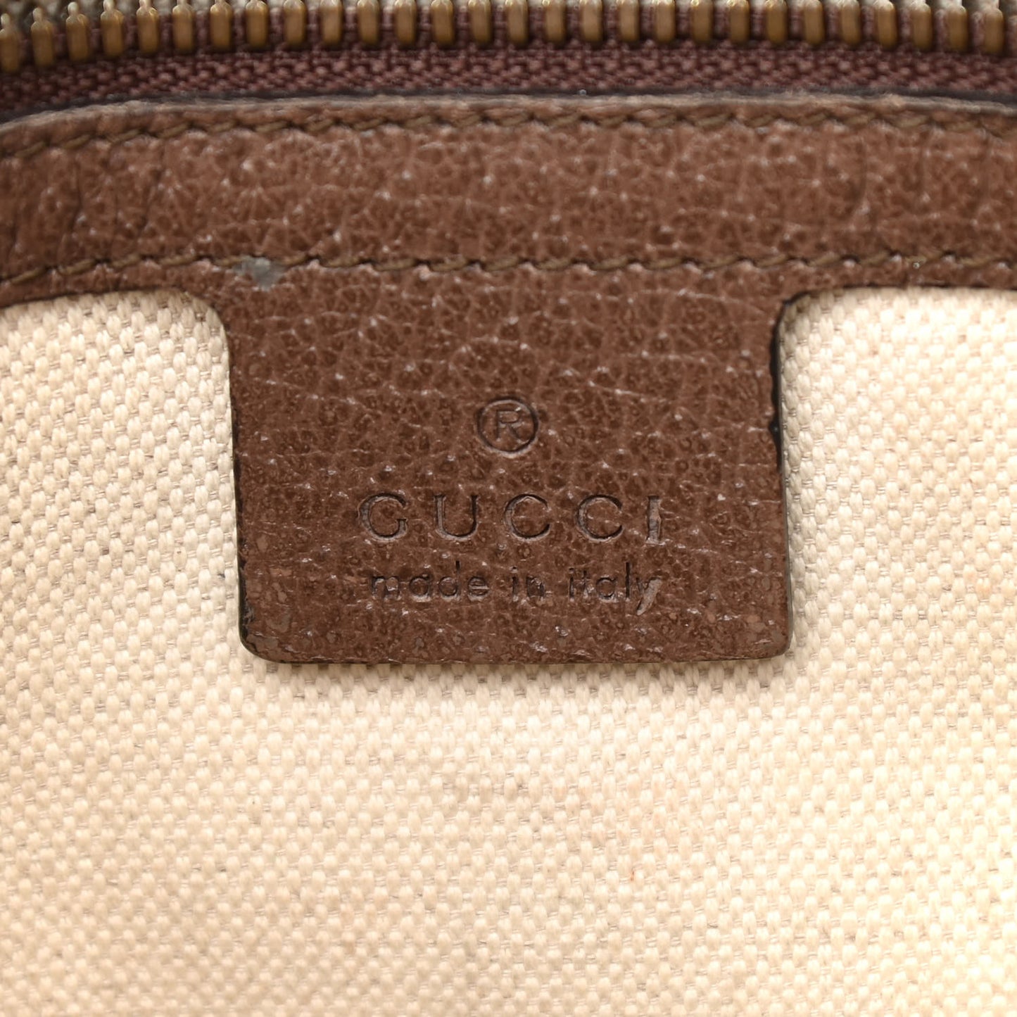 GG Supreme Monogram Web Small Ophidia Messenger Bag Brown