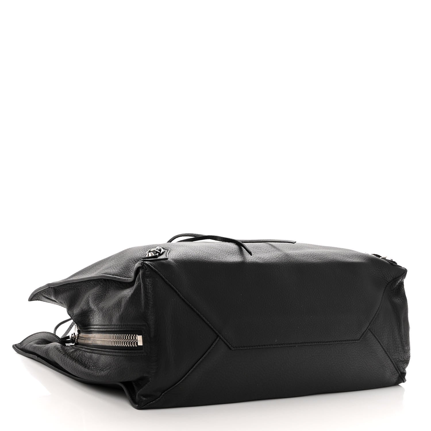 Balenciaga Veau Papier A6 Zip Around Tote Black 4 of 9