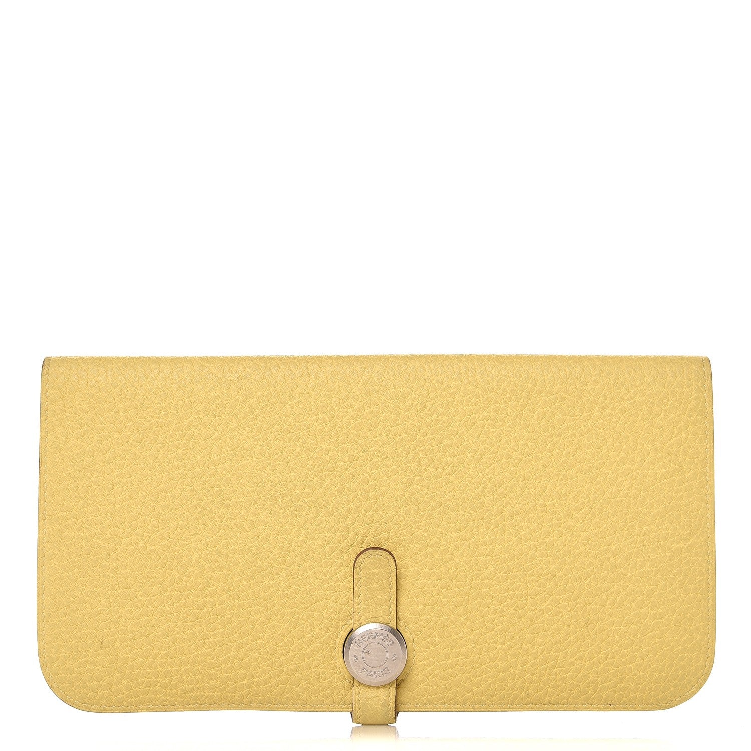 Hermes Togo Dogon Recto Verso Wallet Jaune Poussin 1 of 11