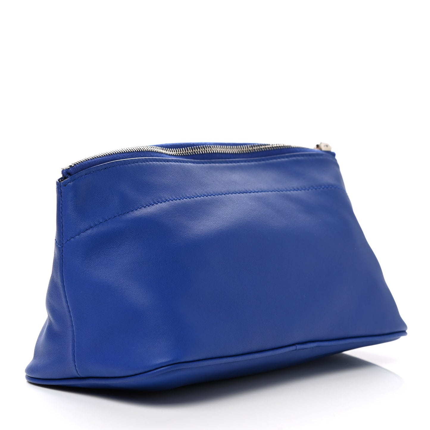 Lambskin Tohubohu Pouch PM Bleu Electrique Bleu Saphir