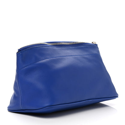 Hermes Lambskin Tohubohu Pouch PM Bleu Electrique Bleu Saphir 3 of 8