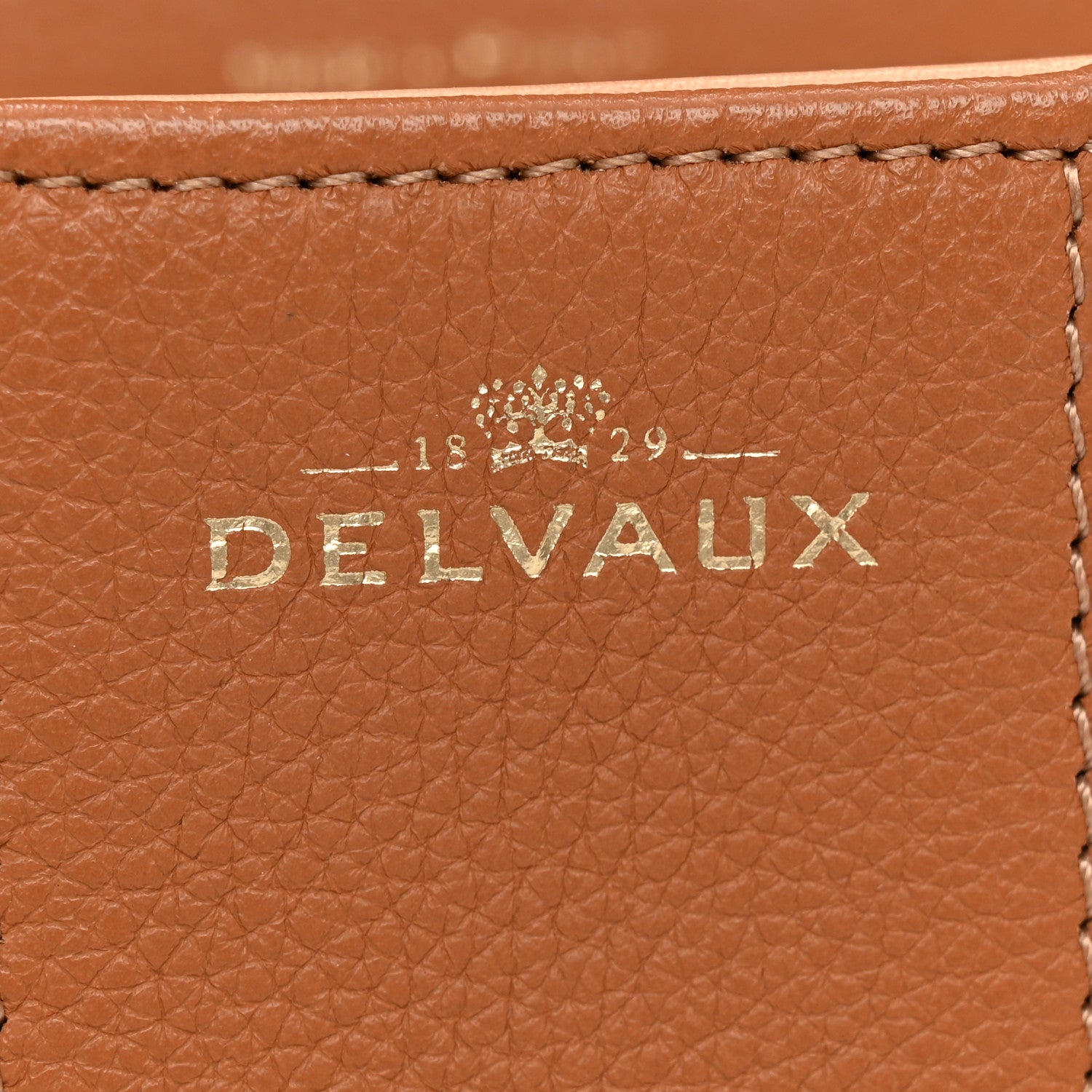 Delvaux Calfskin Mini Brillant East West Satchel Natural 7 of 11